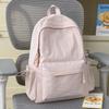 Schoolbag New Ins Wind Small Fresh White Bag Leisure Campus Primary School Students Light Simple Large Capacity Backpack