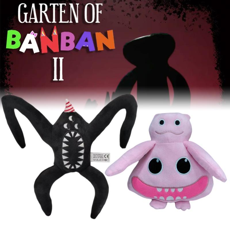 Cute Black And Pink Banban Kindergarten Garden Plush Toy For All Ages 20cm/7.87in