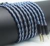QDC with Furukawa Copper and Coaxial Earphone Upgrade Replacement Cable for Chinese QDC Earphones [JSHiFi-VENUS] 4.4mm Re-Cable, Silver-Plated