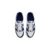 NBA X Nike Dunk Low EMB GS 75th Anniversary - Nets Kids Sneakers White Dark-Blue Grey DO6288-001
