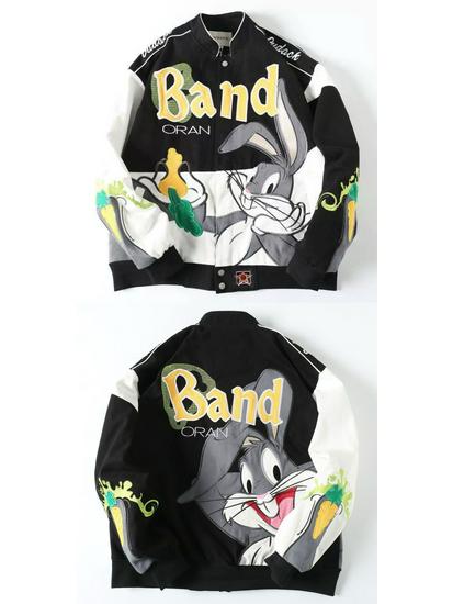 Geacă Moto Americană Retro: Versatil, Croială largă, Stil hip-hop pentru bărbați și femei