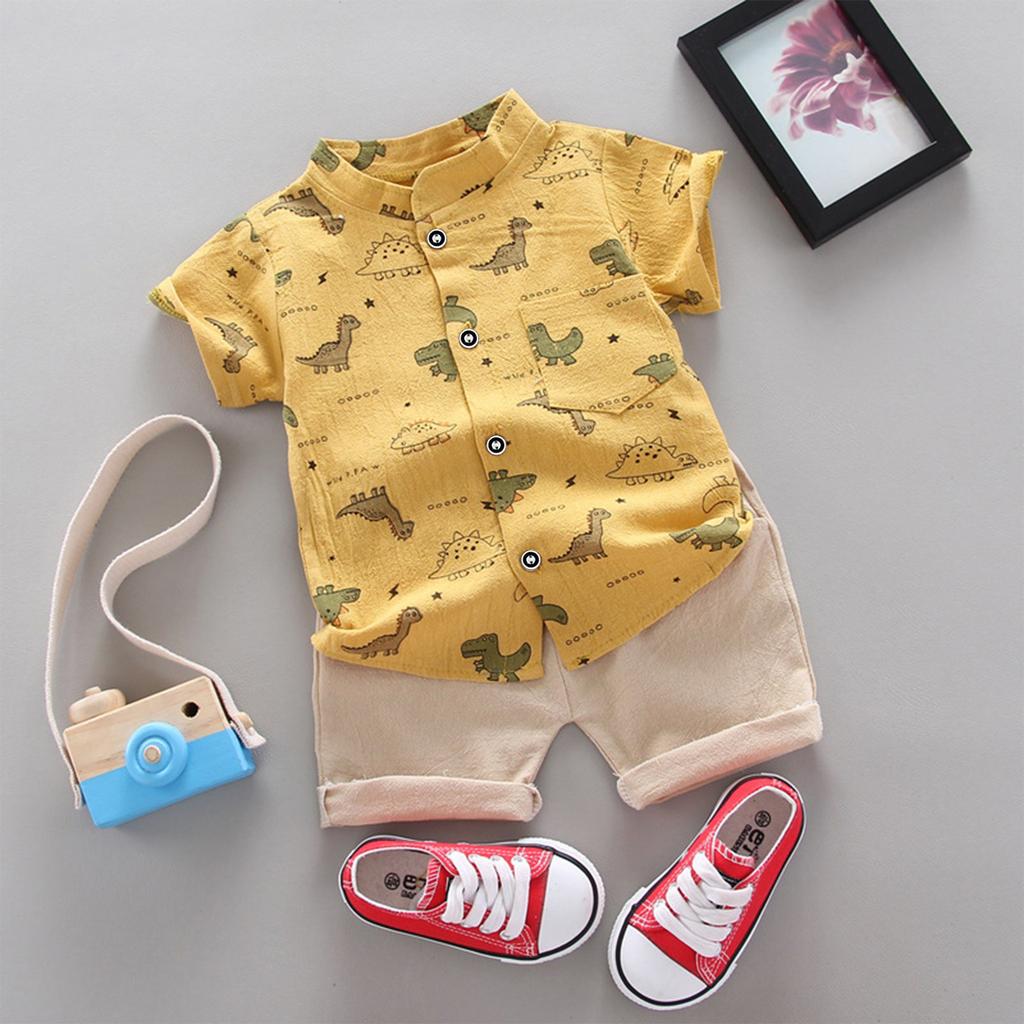 Girls Floral Skirt Short Sleeve Dress Children's Clothing Casual Children's Skirt
