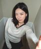SSEUL Layered Bustier Long Sleeve Light Gray