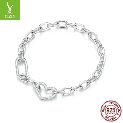 Multifunktionales DIY Trend Vielseitiges Basisarmband, Personalisiertes Mode S925 Silber Verstellbares Armband