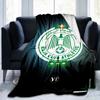 Raja Club Athletic Crest Blanket Suitable for Sofas, Beds, Offices, And Camping - Perfect Gift for Halloween Christmas