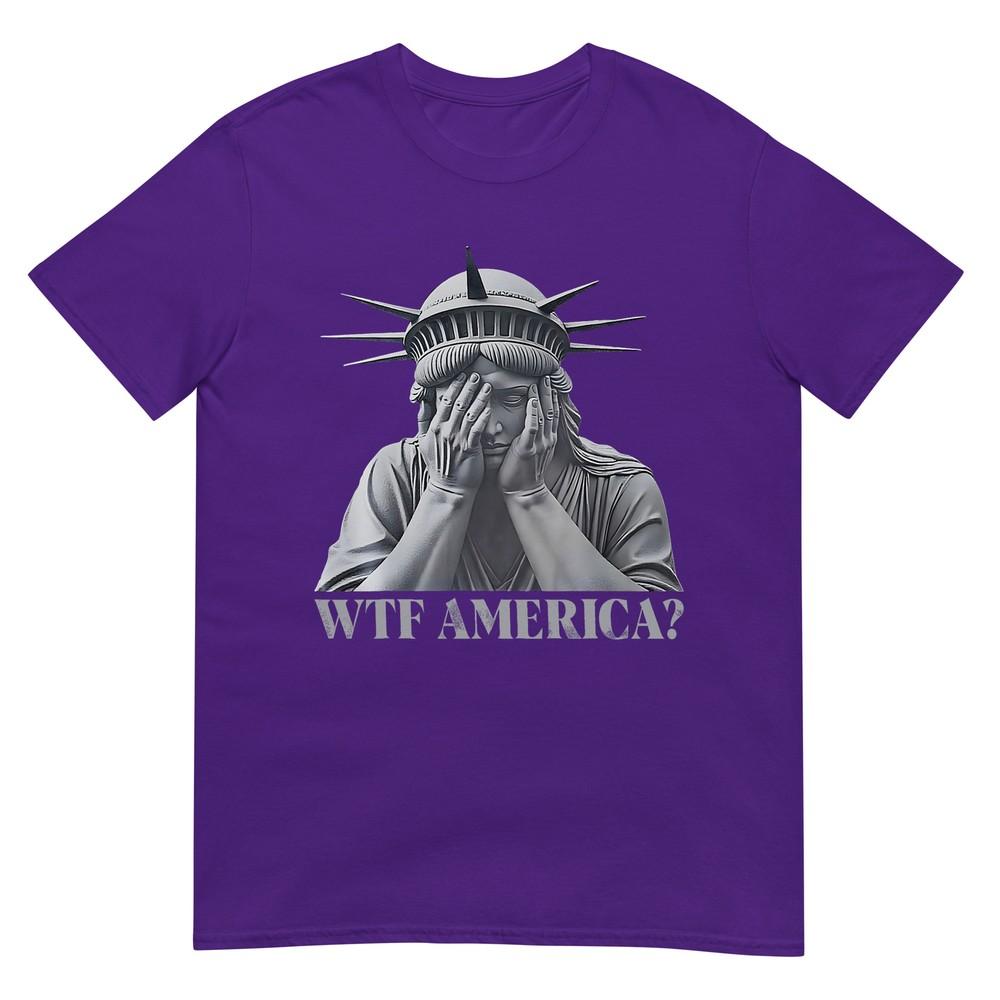 Wtf America AntiTrump Political And Democracy TShirt