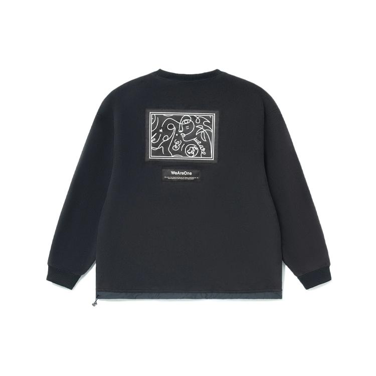 Li Ning x Dft Sweatshirt Unisex Black AWDRE75-1 XXL