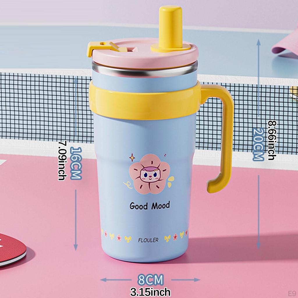 Barn Isolerad Flaska Drick Kallt och Mugg Lätt att Bära Vakuum Vatten Tumlare