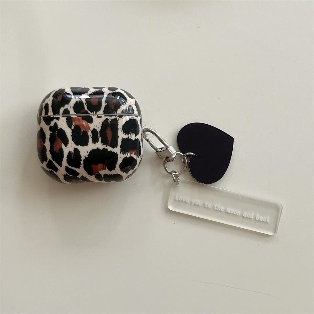 Ins splashing ink leopard print for AirPods pro1 generation protective case 1st generation pro1 apple bluetooth headset case female Korean
