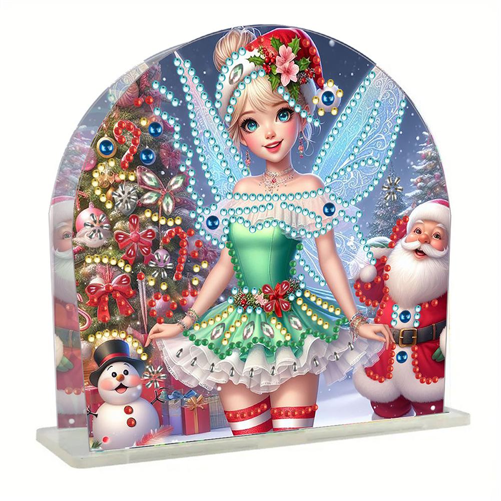 Christmas Acrylic Napkin Holder Diamond Painting Kit DIY 5D Diamond Art Painting Towel Holder Kit Christmas Decorations