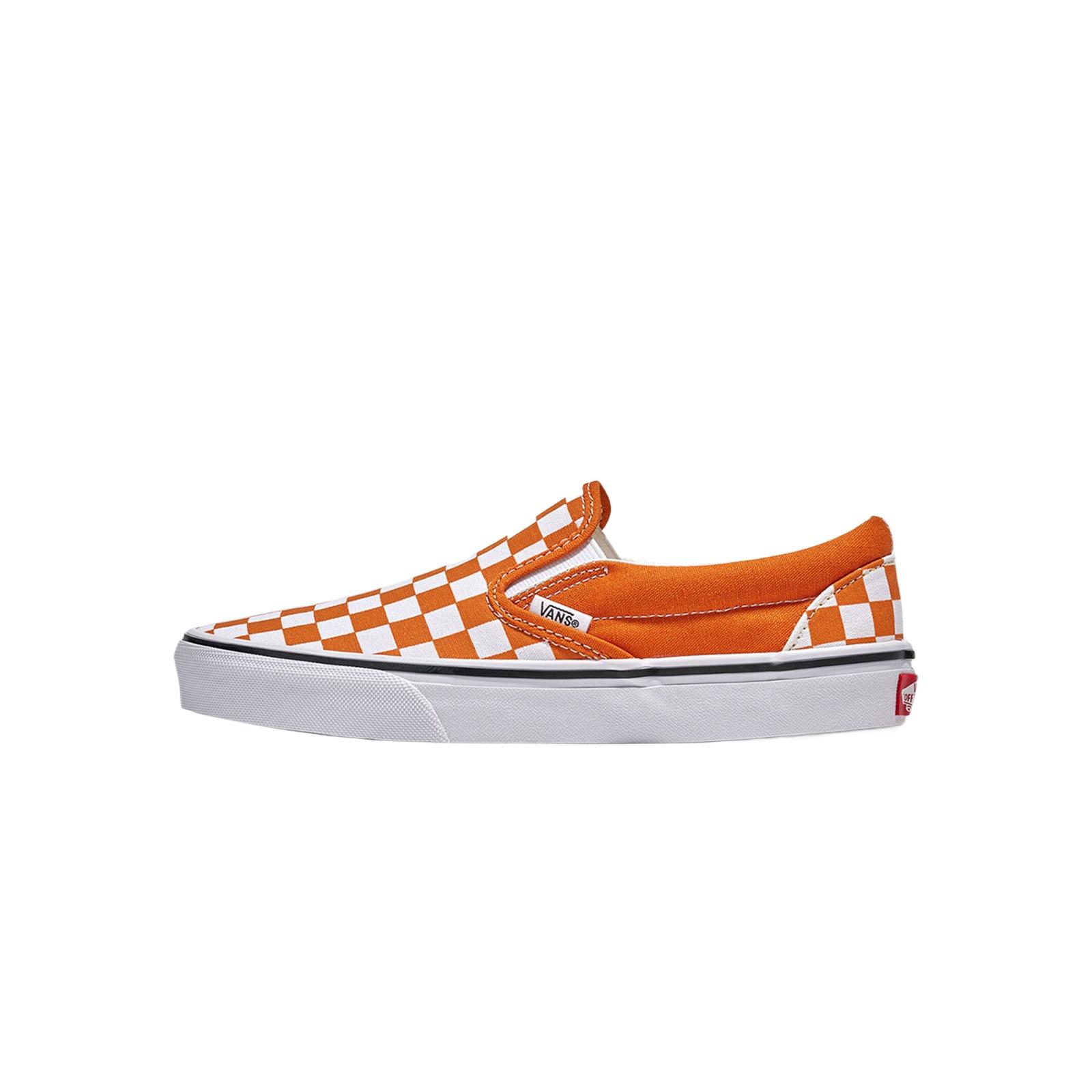 Vans Classic Slip-On Checkerboard Marmalade Orange Men s VN000D6Y52K EU 43