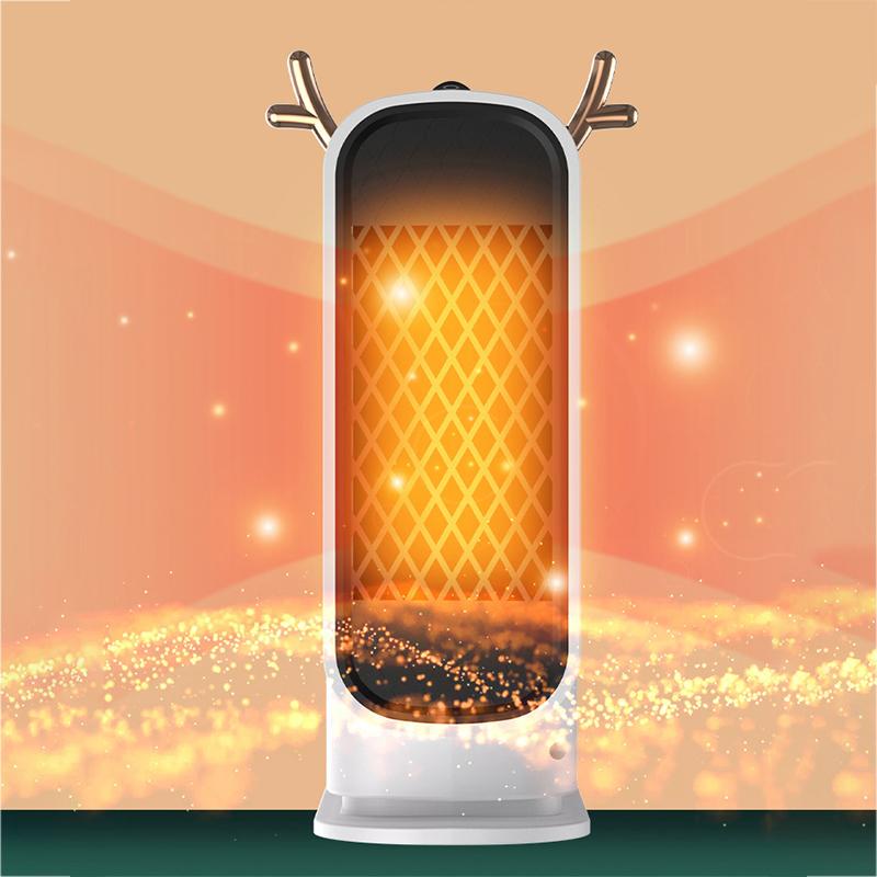 500W Electric Space Heater with Safety Protection Small Fast Heating Room Heater Winter Keep Warm Device Outdoor Heaters WWO