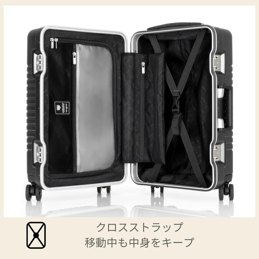 Suitcase Intersect Spinner FR allowed Warranty included 34L 55 cm Black [Samsonite] 55/20 Carry-on 3.3kg