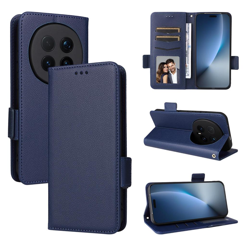 Flip Cover für Honor Magic8 Pro PU Leder Handyhülle Ganzkörperschutz [RFID-Blockierung] Brieftaschenhülle