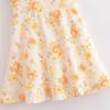 2025 Spring/Summer Women's Floral Bow-Tied Spaghetti Strap Dress