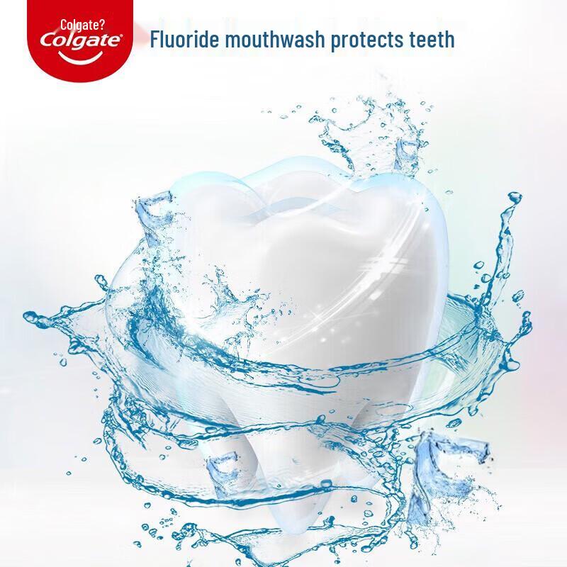 Colgate Vibrant Fruit Mouthwash & Cotton Swab Set