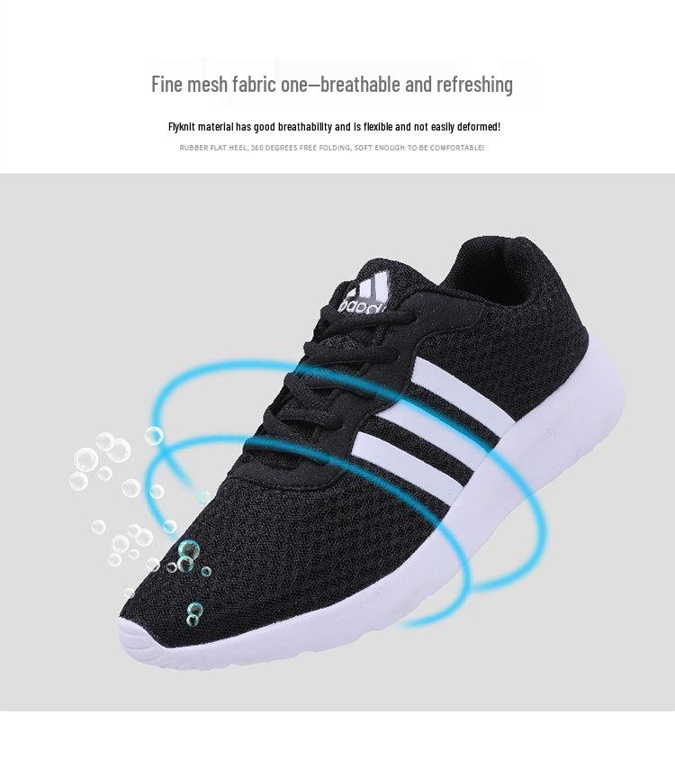 Zapatillas Deportivas Casuales Transpirables de Malla Adidas 2025 para Hombre - Estilo Versátil de Viaje de Moda