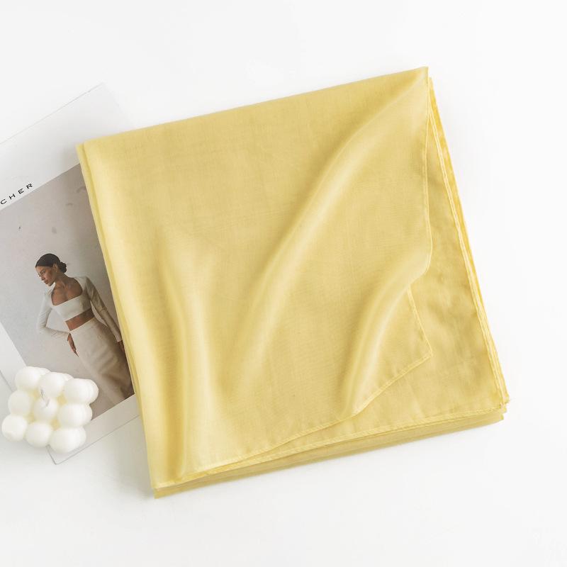 New Versatile Imitation Cashmere Scarf Herringbone Pattern Monochrome Simple Casual Tassel Warm Women's Shawl