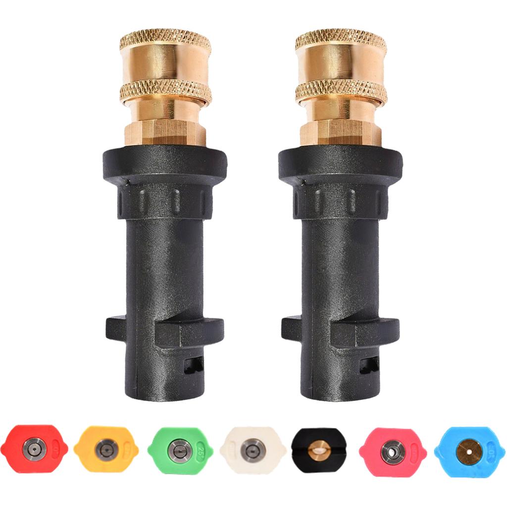 Quick Connect Fitting High Pressure Washer Adapter for Karcher K2 K3 K4 K5 K6 K7 Replacement Connector Washer Attachment