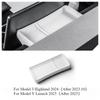 For Tesla Model 3 Highland Model Y Juniper 2025 trument Panel Storage Box Center Control Screen Rear Storage Tray Accessories