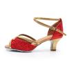 Latein-Tanzschuhe Damen Indoor-Tanzschuhe mit weicher Sohle, verschleißfeste High Heels