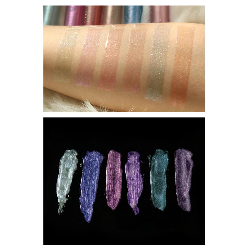 6 Farben Lipgloss, langanhaltender Glitzer, roter, nackter Lippenstift, flüssig, wasserdicht, spendet Feuchtigkeit, leuchtendes Lipgloss-Make-up