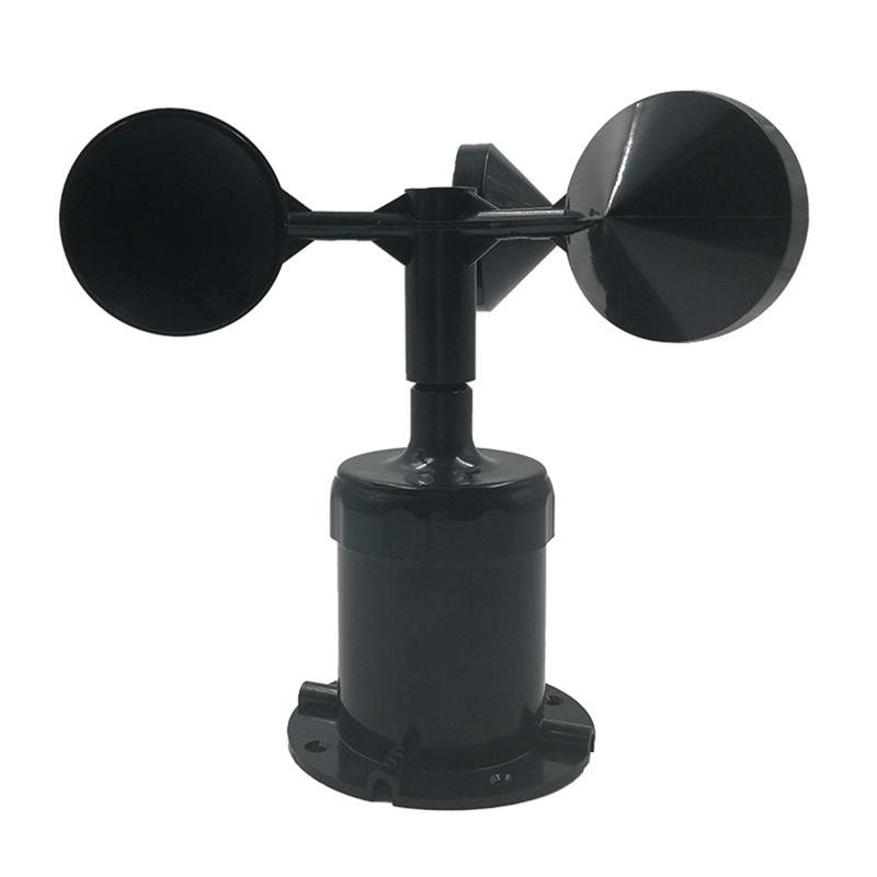 

HHO-Wind Speed Sensor Dedicated To Meteorological Instruments Rs485 Wind Speed Transmitter Three Cup Anemometer чорний