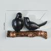 Sleek Bird Wall Hook Resin Organizer For Bathroom And Bedroom Storage Accessory