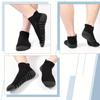 12 Pares Calcetines Deportivos Transpirables de Malla para Hombre Elevadores de Oreja para Todas las Estaciones Color Sólido Corte Bajo Casual Calcetines Cortos de Tubo para Hombre