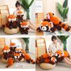 Adorable Raccoon Plush Toy Soft Stuffed Animal Cuddly 25cm To 80cm For Children