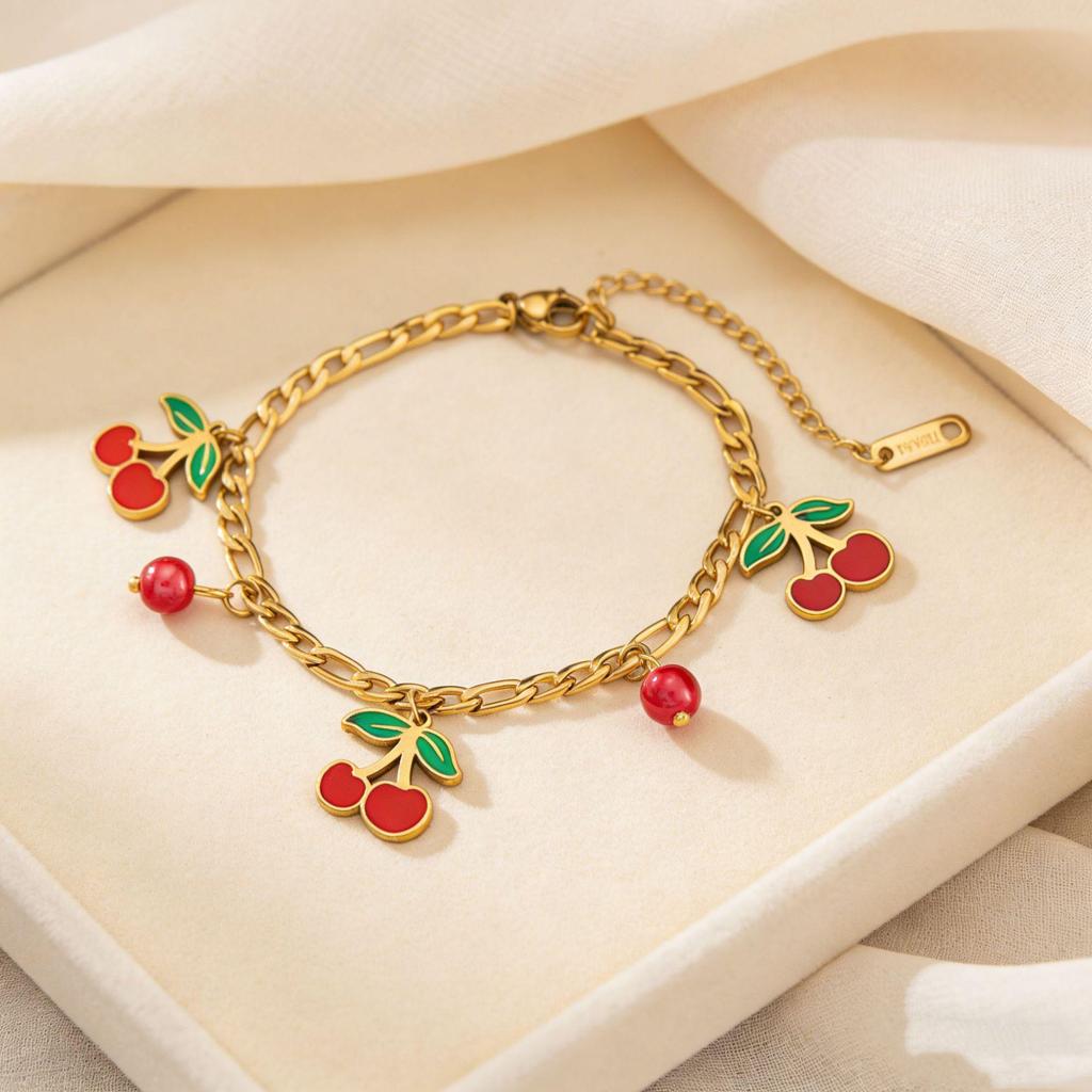 Elegant 18K Gold Titanium Steel Bracelets: European & American Fashion, Non-fading, Women's Versatile Personality Hand Jewelry