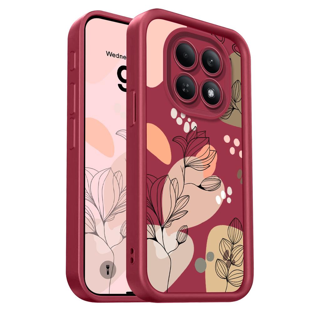 

Charming Flowers Phone Case For Xiaomi Redmi Note 15 14 13 12 12S 11 11S 10 Pro Plus 4G 5G Staircase Soft Cover Redmi Note 11S 4G винний