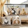 Tier Po Süßer Hasenpo Kissenbezug Weicher Plüsch Überwurf Kissenbezug Doppelseitige Kissenhülle Sofa Schlafzimmer Heimdekoration