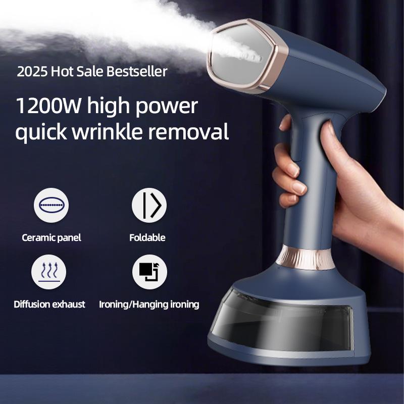 Folding Handheld Electric Steam Iron with Digital Display US Standard