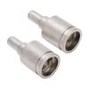2pcs Amp Input Reducer Adapter 0 Gauge To 4 Gauge High Power Brass Nickel Plated for Car