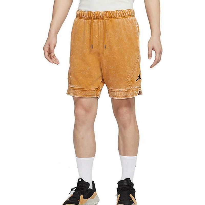 Jordan Pantaloni Scurți Drepti cu Șnur și Imprimeu Logo FW22, Uzati, Bărbați, Partea de Jos, Portocaliu DR3093-712
