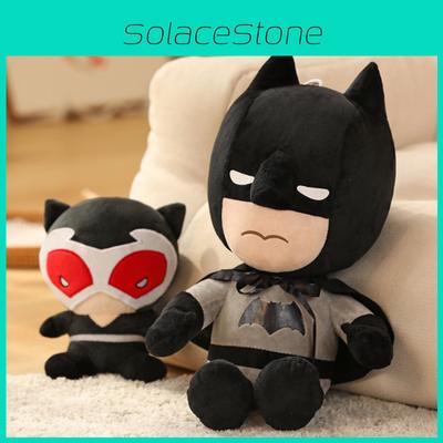 DC Batman Plüschtier Weiche Stoffpuppe Kinder Fans Geschenk Schwarz Rot Anime Fabrik