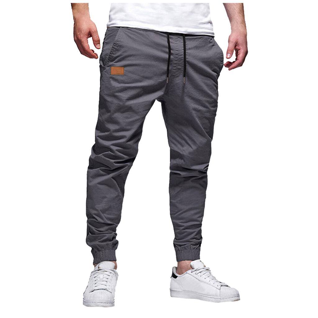 Men's Sports Casual Jogging Trousers Lightweight Hiking Work Pants Outdoor Pant