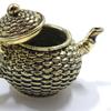 6 Piece Dollhouse Metal Teapot Set Kitchen Gift 1:12 Tea Cup