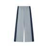Color Block Elastic Waist Loose Wide Leg Comfortable Knitted Sports Pants Men Bottoms L125M067-03KR