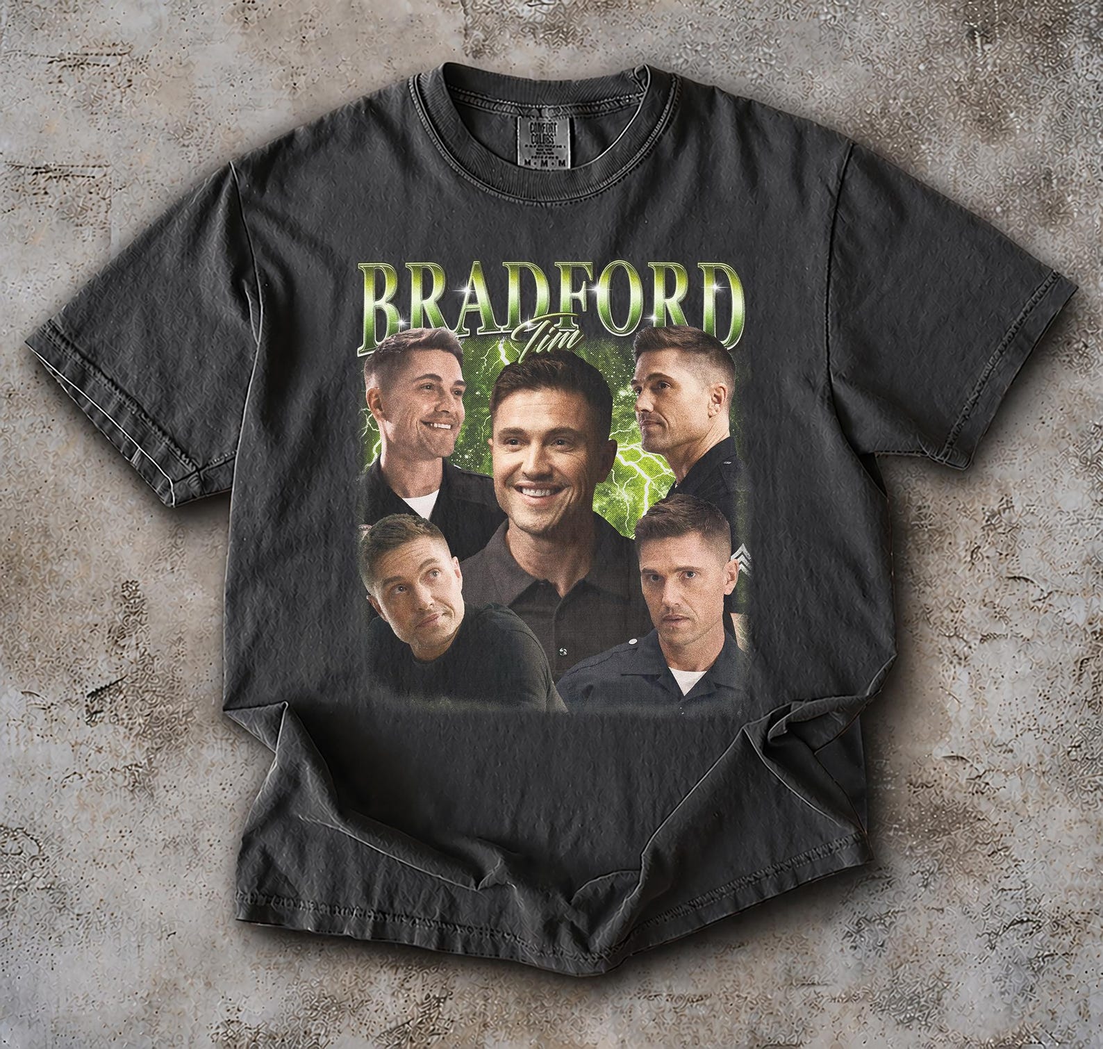 Comfort Colors Tim Bradford Shirt, The Rookie TV Show Graphic Tee, Retro 90s Cop Show T-Shirt, Sergeant Bradford Fan Gift M