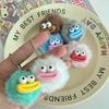 Cute Sausage Mouth Pendant Cartoon Ball Anime Figure Doll Soft Plush Stuffed Toys Keychain Decor Children Girl Gift
