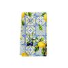 Strofinaccio da Cucina Limone Blu - Girasole ad Acquerello e Strofinaccio per Piatti in Porcellana Blu per Arredo Casa e Bagno