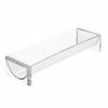 1/2Pcs Clear Cracker Serving Tray U/V Shape Cookie Display Stand Snack Serving Tray  Picnic