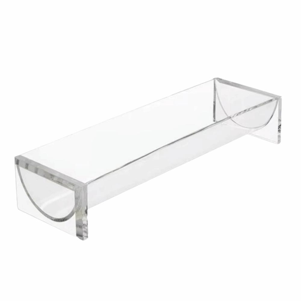 1/2Pcs Clear Biscuit Holder Tray U/V Shape Cookie Display Stand Dessert Serving Tray Birthday Party U Shape