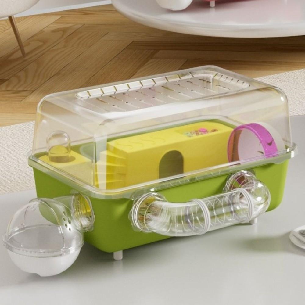 Running Wheel Hamster Cage Panoramic View Hamster Luxury Villa  For Hamsters Hedgehogs