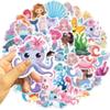 Little Mermaid Graffiti Stickers For Guitar Notebook Luggage Diy Waterproof Decals Wholesale