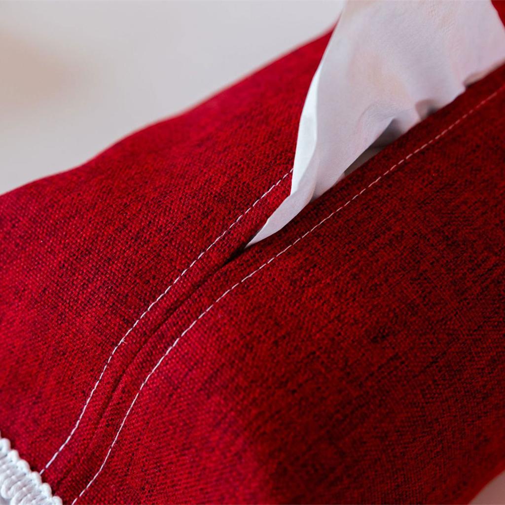 Practical Fabric Tissue Box Suitable for Modern Interiors with Easy to Use Soft Touches Cotton Linen Materials