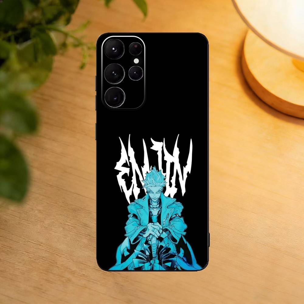 Enjin G-Gachiakuta phone Case For Samsung S25,24,21,22,23,30,Ultra,20,Plus,Fe,Lite,Note Soft Black Cover