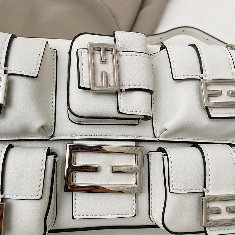 Women's bags, fashionable and versatile handbags, high-end large-capacity multi-pocket underarm bags, shoulder messenger bags.